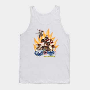 God of War X Dragon Ball Tank Top